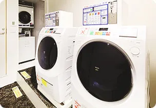 写真:コインランドリー